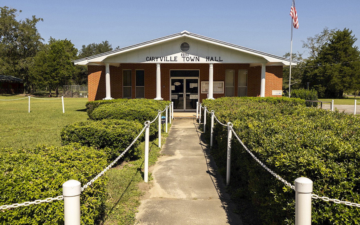The current Town Hall of Carryville, Florida, sits just a half-mile from the Choctawhatchee River.